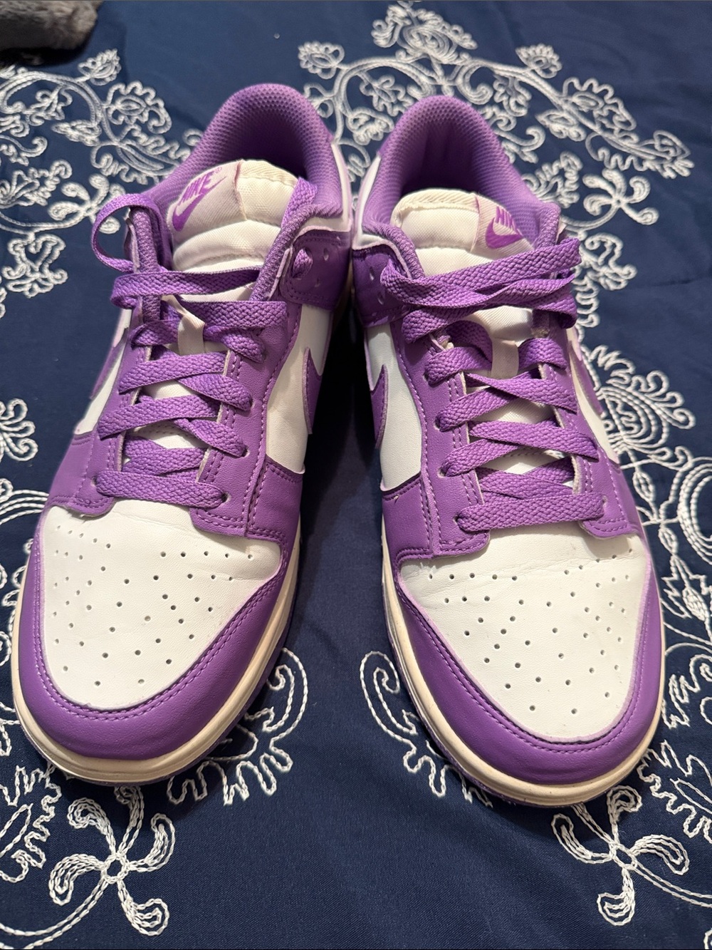 Nike Women’s Low-Top Sneakers — Purple & Cream - Picture 8 of 9